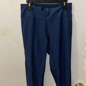 Blue outdoor voices leggings